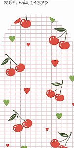 Painel Festa Romano Em Tecido Cerejinha