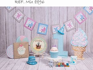 Fundo Fotográfico Smash the cake props