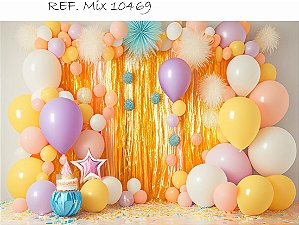 Fundo Fotográfico Smash the cake Amarelo