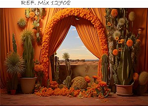 Fundo Fotográfico Sublimado  Cactos