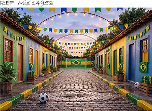 Fundo Fotográfico Copa do Mundo Brasil