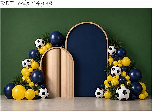 Fundo Fotográfico Futebol Brasil para Estúdio
