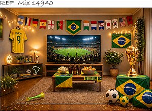 Fundo Sala Copa do Mundo Torcida