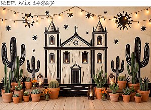 Fundo Fotográfico Cordel Decorativo para Estúdio