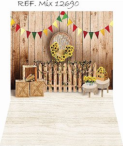 Fundo vertical para festa junina(piso parede)