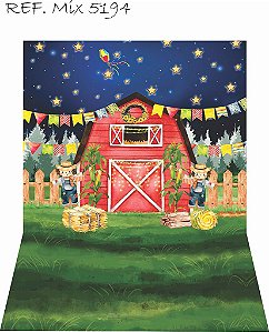 Fundo vertical para festa junina(piso parede)
