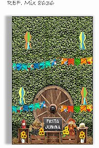 Painel Romano Festa Junina Roda Muro inglês
