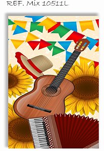Painel Romano Festa Junina Viola Banderinhas