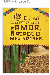 Painel Romano Festa Junina eu só quero um amor