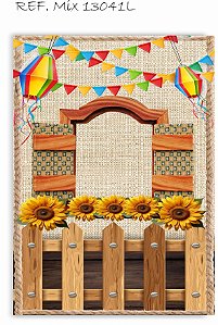 Painel Romano Festa Junina Janela Cerquinha