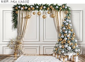 Fundo Fotográfico Guirlanda de Natal