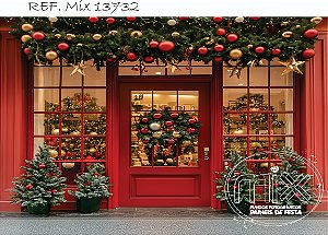 Fundo Fotográfico Natal Guirlanda