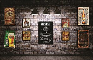 Painel para festas de aniversário boteco