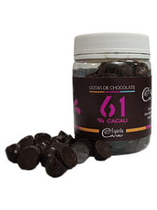 Gotas de Chocolate 61% Cacau - 150g