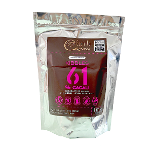 Kibbles 1,0 Kg Chocolate 61% Cacau - Linha Origem