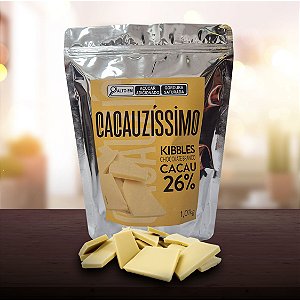 Kibbles 1,0 Kg 26% Cacau Branco - Cacauzíssimo