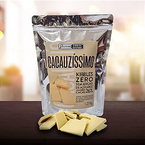 Kibbles 1,0 Kg 26% Cacau Branco Zero Açúcar - Cacauzíssimo