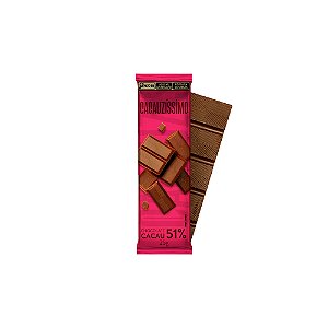 Tablete Chocolate 51% Cacau 25gr - Cacauzíssimo