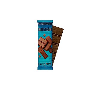 Tablete Chocolate 70% Cacau 25gr - Cacauzíssimo