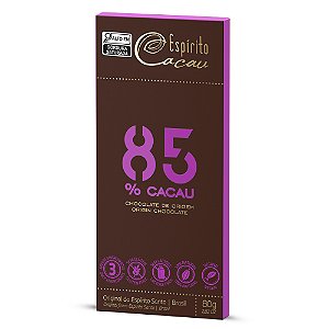 Tablete de Chocolate 85% Cacau - 80g