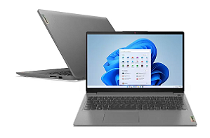 Notebook Lenovo IdeaPad 3I, CI3 1115G4, 4GB, SSD 256GB, Led 15.6 FH Cinza