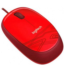 Mouse Optico M105 Vermelho USB 910-002959 Logitech