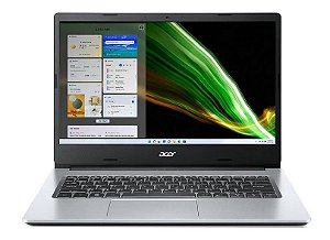 Notebook Acer Aspire 3 A314-35-C1W1 Intel Celeron N4500 4GB 128SSD 14 FULL HD W11 PRATA