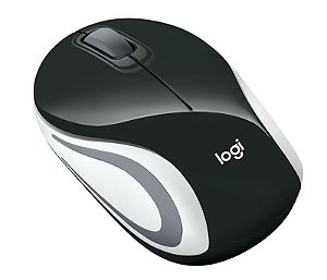 Mini Mouse Logitech M187 Sem Fio Óptico USB Black