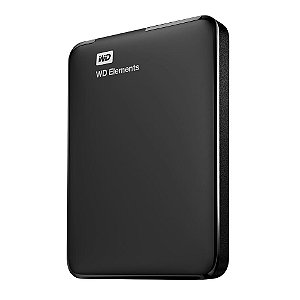 HD Externo 2TB WESTERN DIGITAL Elements Preto Portátil USB 30