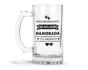 Caneca De Chopp Melhor Namorada do Mundo