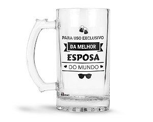 Caneca De Chopp Melhor Esposa do Mundo