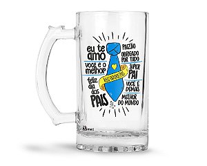 Caneca De Chopp Feliz Dia Dos Pais