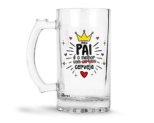 Caneca De Chopp Meu Pai É O Melhor Com Cerveja