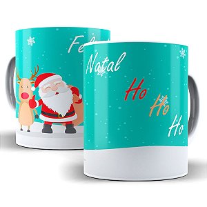 Caneca Feliz Natal Ho Ho Ho