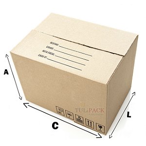 CAIXA DE PAPELÃO - CX04 - C:41 X L:30 X A:30 CM. (500 UNIDADES)