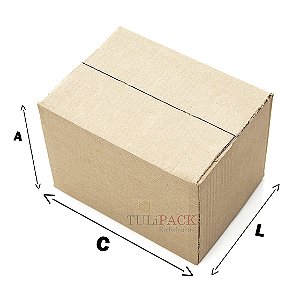 CAIXA DE PAPELÃO - CX5G - C40X L:25 X A:23 CM (500 UNIDADES)