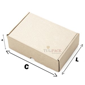 CAIXA ENVIO CORREIO/SEDEX/PAC - S/4 CX112 - (A) C:35,5 X L:28,5 X A:14 CM - 500 UNIDADES