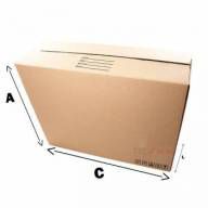 CAIXA DE PAPELÃO PARA TRANSPORTE DE TELEVISÃO LED 37'' POLEGADAS - CX45 - C:97 X L:20 X A:75 CM.- ( I )