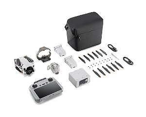 DJI Mini 4 Pro RC 2 (Controle c/ tela) Kit Fly More Combo PLUS 45 Min. - ANATEL