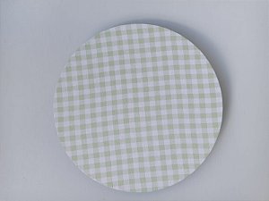 Sousplat para Mesa Posta - Xadrez Verde claro com branco