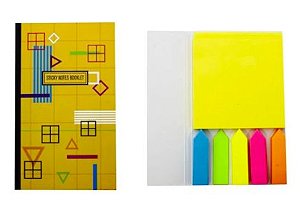 Bloco adesivo sticky notes booklet