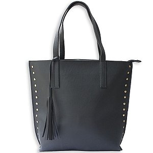 Bolsa Zakovi Bogotá Shopper Preta Feminina
