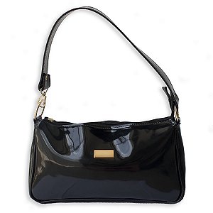 Bolsa Zakovi Paris Baguete Preta Feminina