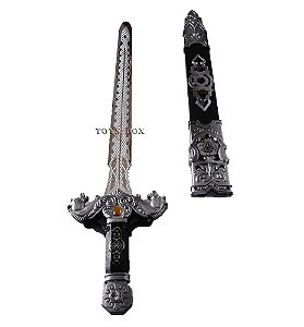 Espada Medieval Brinquedo 52cm Infantil Fantasia Festas Espada Medieval Brinquedo 52cm Infantil Fantasia Festas