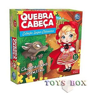 JOGO QUEBRA-CABEÇA 80 PEÇAS CHAPEUZINHO VERMELHO JOGO QUEBRA-CABEÇA 80 PEÇAS CHAPEUZINHO VERMELHO
