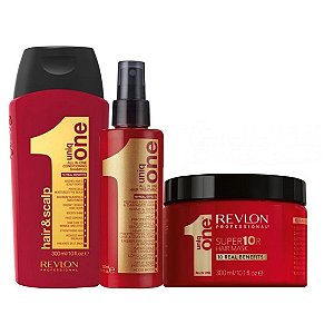 Kit Revlon Professional Uniq One Shampoo & Mascara 300ml + Uniq Tratamento  150ml - Mimports - Produtos e perfumes importados exclusivos para você