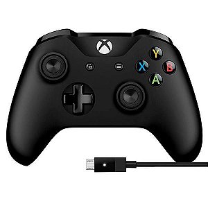 Controle Sem Fio Microsoft 1708 para Xbox One X e S - Preto