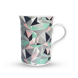 Caneca Estampada Mosaico Abstrato