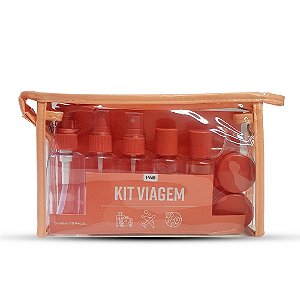 Kit Viagem 10 Peças Salmão