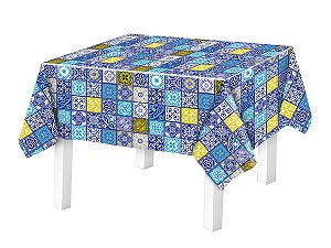 Toalha de mesa Térmica Azulejo 138x208cm Retangular